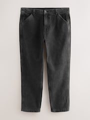 Black Relaxed Fit Denim Jeans - Image 7 of 12