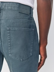 Light Blue Straight Fit Canvas Denim Jeans - Image 5 of 9