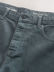 Light Blue Straight Fit Canvas Denim Jeans - Image 8 of 9