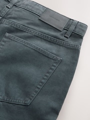 Light Blue Straight Fit Canvas Denim Jeans - Image 9 of 9
