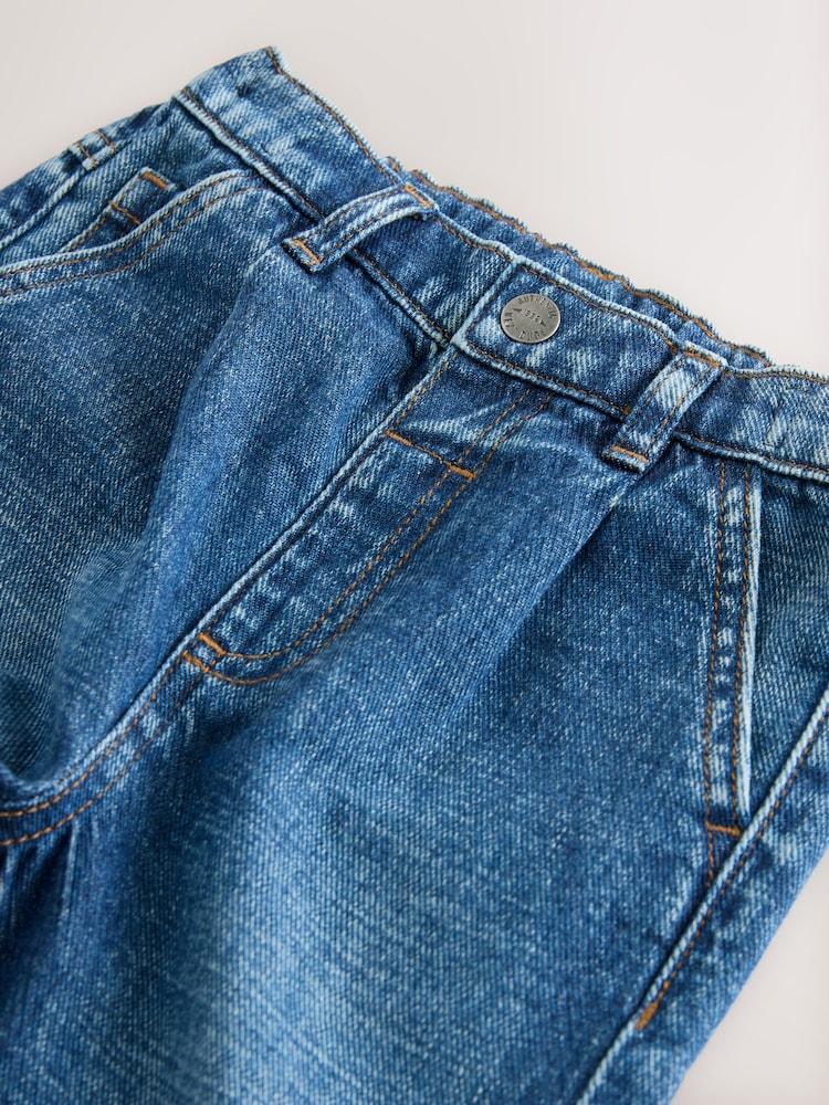 Mid Blue Denim Pleat Front Jeans (3mths-7yrs) - Image 8 of 8