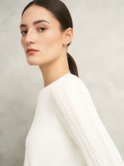Hobbs Cream Dianna Jumper - Image 3 of 4