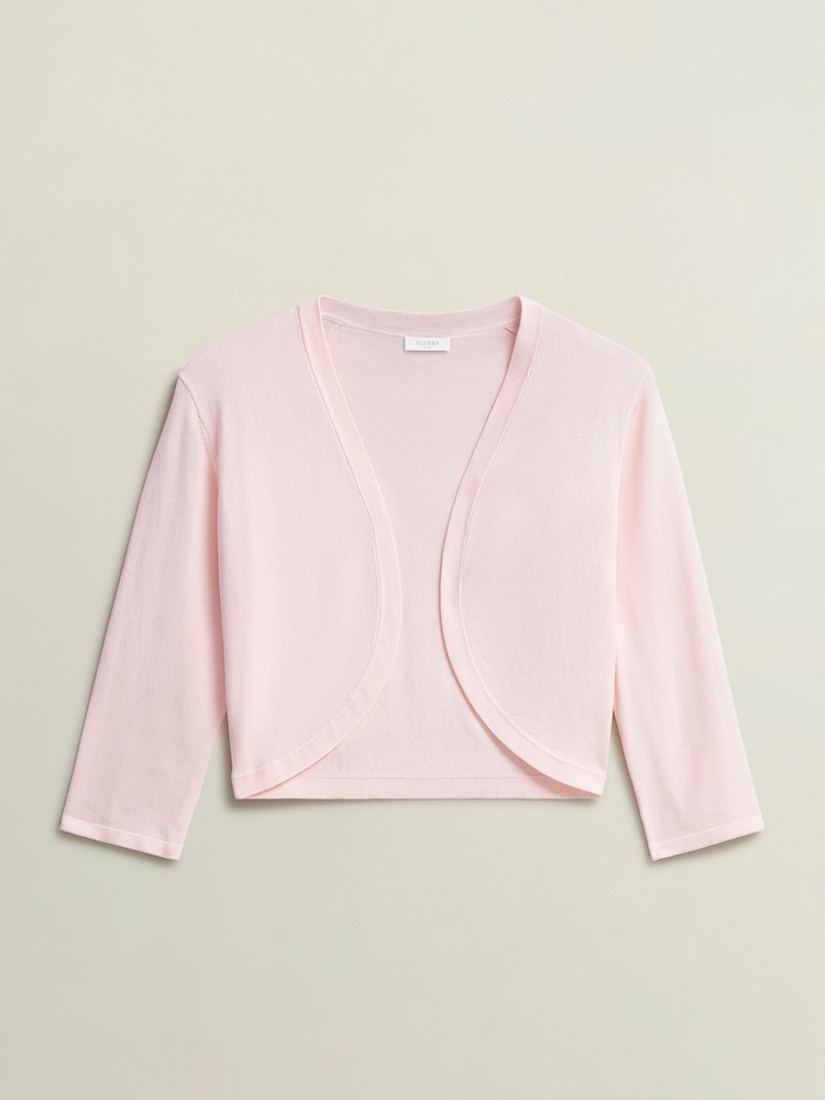 Hobbs PALE PINK Carrie Bolero - Image 4 of 4