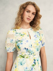 Hobbs White Winnie Dress - Image 4 of 5