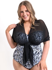 Curvy Kate Wrapsody Bandeau Strapless Multiway Swimsuit - Image 2 of 4