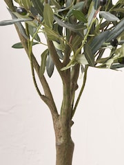 Pacific Lifestyle Green Medium Artificial Olive Tree in Pot - Image 2 of 3