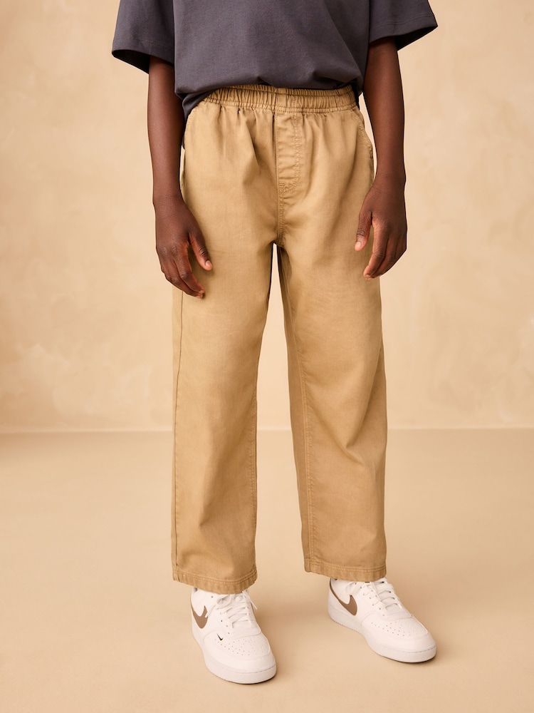 Stone Wide Fit Pull On Twill Jeans (3-16yrs) - Image 1 of 8