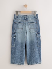 Denim Tint Superwide Denim Cargo Jeans (3-16yrs) - Image 6 of 9
