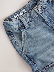 Denim Tint Superwide Denim Cargo Jeans (3-16yrs) - Image 7 of 9