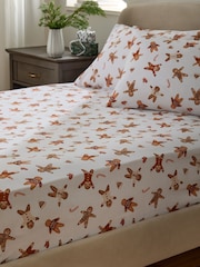 Natural Gingerbread Christmas Sheet - Image 1 of 2