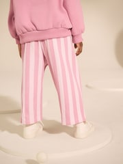 Pink Stripe Wide Leg Trousers (3mths-7yrs) - Image 2 of 8