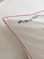 White Christmas Icons Pillowcase Set - Image 2 of 3