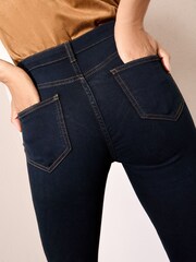 Tintenblau - Friends Like These Jeggings mit hohem Bund - Bild 3 von 5