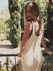 Laura Ashley - Robe en maille crochetée - Image 2 de 10