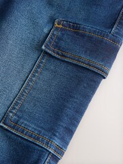 Denim Dark Blue Wide Cargo Jeans (3mths-7yrs) - Image 9 of 9
