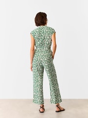 Whistles White Abstract Squares Jumpsuit - Image 2 of 5