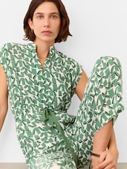Whistles White Abstract Squares Jumpsuit - Image 4 of 5