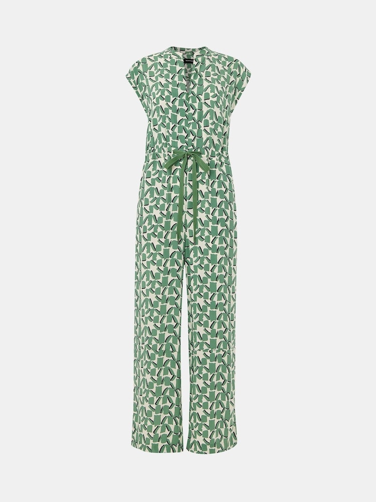 Whistles White Abstract Squares Jumpsuit - Image 5 of 5