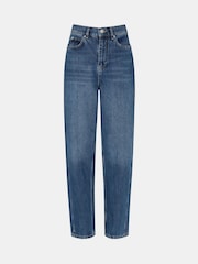 Whistles Blue 100% Cotton Authentic Tapered Jeans - Image 4 of 4