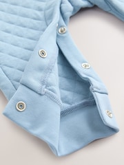Baker by Ted Baker Blue Quilted Dungarees and T-Shirt Set - Bild 9 von 10