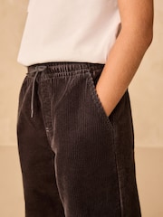 Charcoal Grey Wide Fit Corduroy Pull On Trousers (3-16yrs) - Image 4 of 8