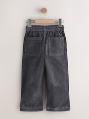 Charcoal Grey Wide Fit Corduroy Pull On Trousers (3-16yrs) - Image 6 of 8