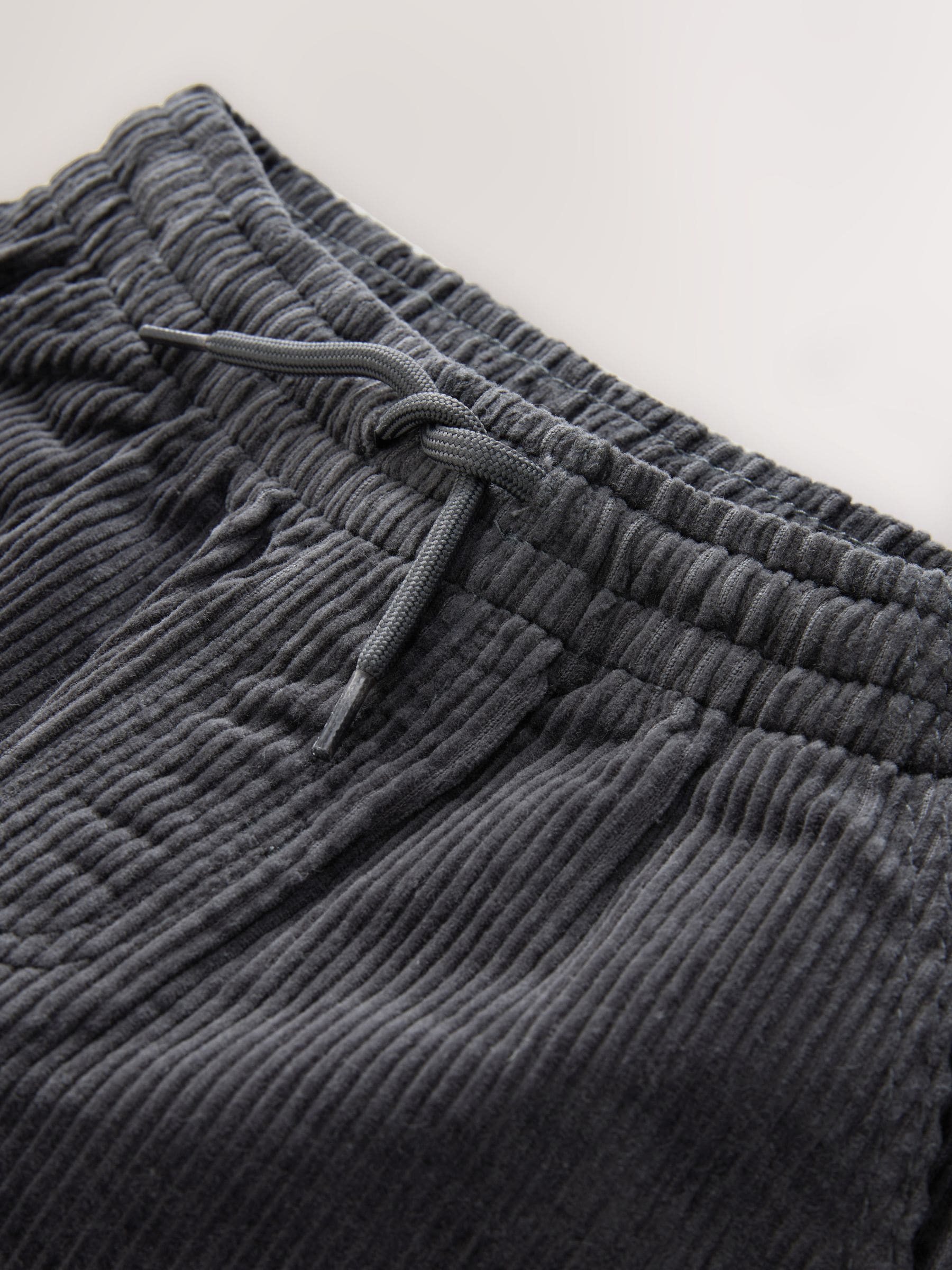 Buy Charcoal Grey Wide Fit Corduroy Pull On Trousers (3-16yrs
