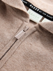 Baker by Ted Baker Knitted Funnel Zip Neck Top and Jogger Set - Image 3 of 7