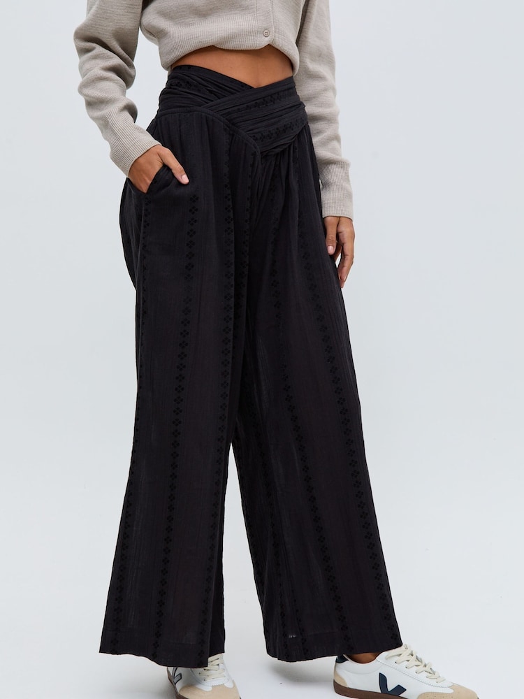 Raffya Black Farrah Trousers - Image 1 of 6