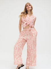 Raffya Pop Pink Printed Top - Imagen 2 de 5