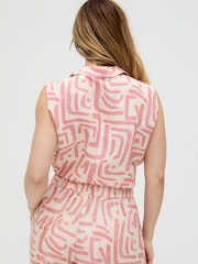 Raffya Pop Pink Printed Top - Imagen 5 de 5