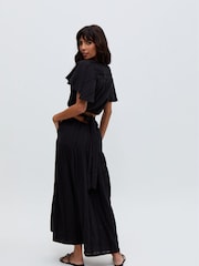 Raffya Black Candice Jaquard Dress - Image 2 of 6