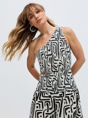 Raffya Black Jazz 100% Cotton Dress - Image 5 of 6