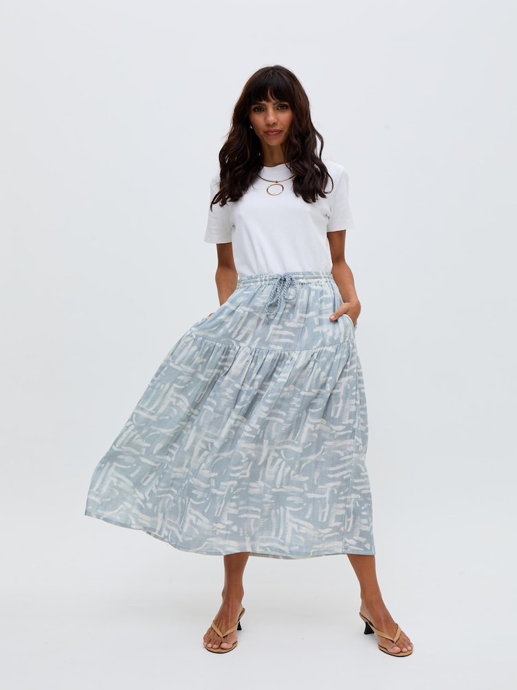 Raffya Bonnie Printed Co-Ord Skirt - Imagen 1 de 6 Raffya Bonnie Printed Co-Ord Skirt - Imagen 1 de 6