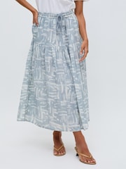 Raffya Bonnie Printed Co-Ord Skirt - Imagen 5 de 6