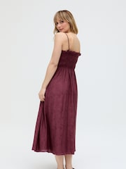 Raffya Red Annie Jaquard Dress - Image 2 of 5