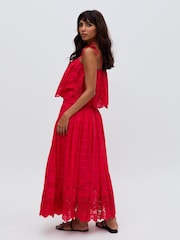 Raffya Red Mirella Co-Ord Cami Top - Image 2 of 5