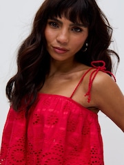 Raffya Red Mirella Co-Ord Cami Top - Image 4 of 5