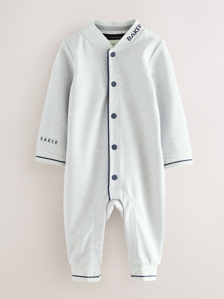 Baker by Ted Baker Strukturierter Strampler, Grau - Bild 1 von 7