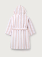 The White Company Natural 100% Cotton Wide Stripe Towelling Robe - Image 6 of 6