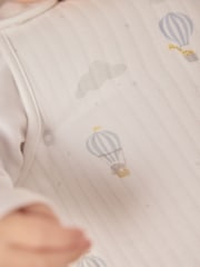 The White Company Up In The Air White Sleeping Bag 2.5 Tog - Image 3 of 5