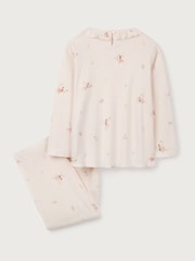 The White Company Relaxed Fit Pink Fairy Pyjamas - Image 6 of 6