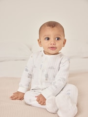 The White Company Up In The Air White Sleepsuit - Image 1 of 1