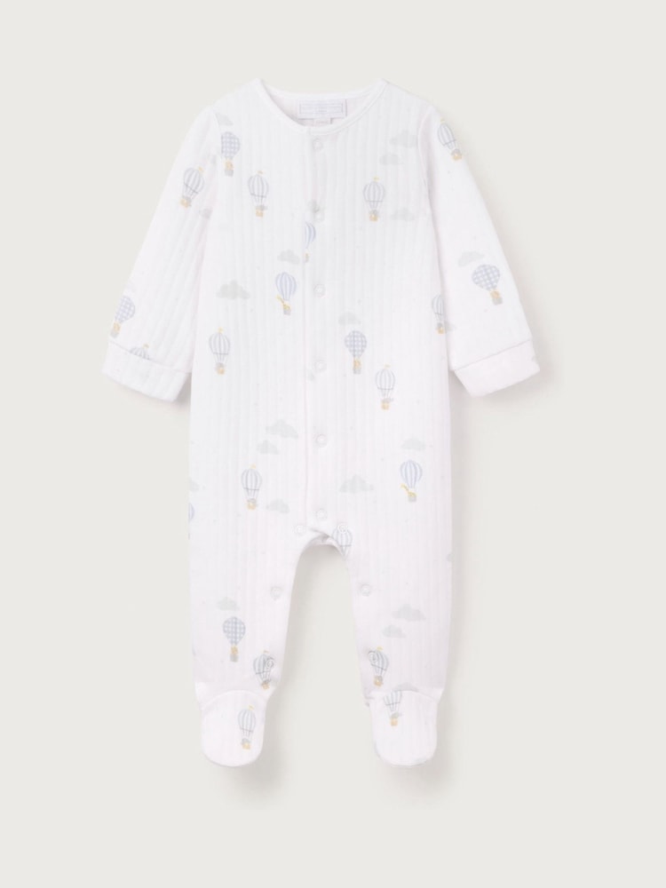 The White Company Up In The Air White Sleepsuit - Image 4 of 5