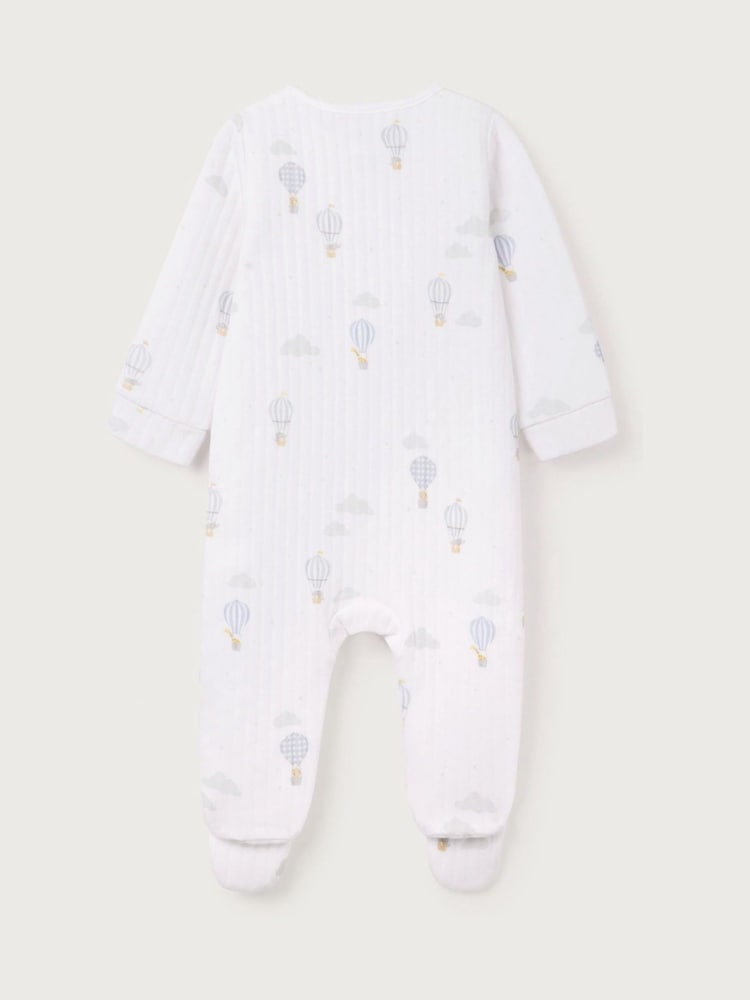 The White Company Up In The Air White Sleepsuit - Image 5 of 5