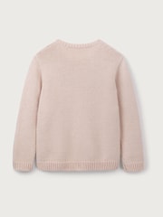 The White Company Pink Wool Strawberry Embroidered Jumper - Image 10 of 10