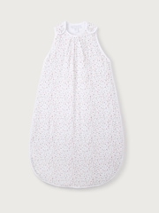 The White Company Crinkle Spring Berries White Sleeping Bag 2.5 Tog - Image 5 of 6