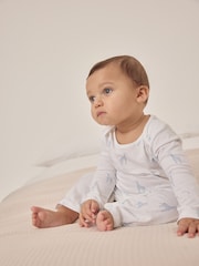 The White Company Giraffe Sleepsuit - Image 1 of 5