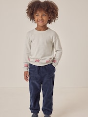 The White Company Grey 100% Cotton London Bus Jumper - Image 4 of 10