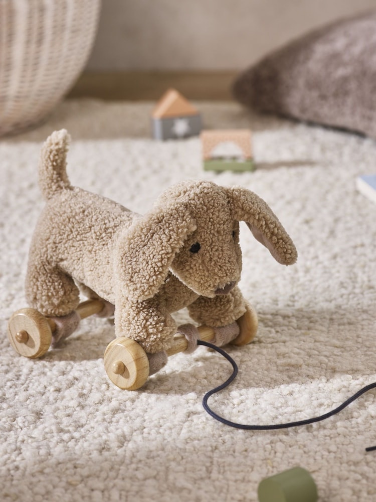 The White Company Pull Along Borg Dog - Image 1 of 4